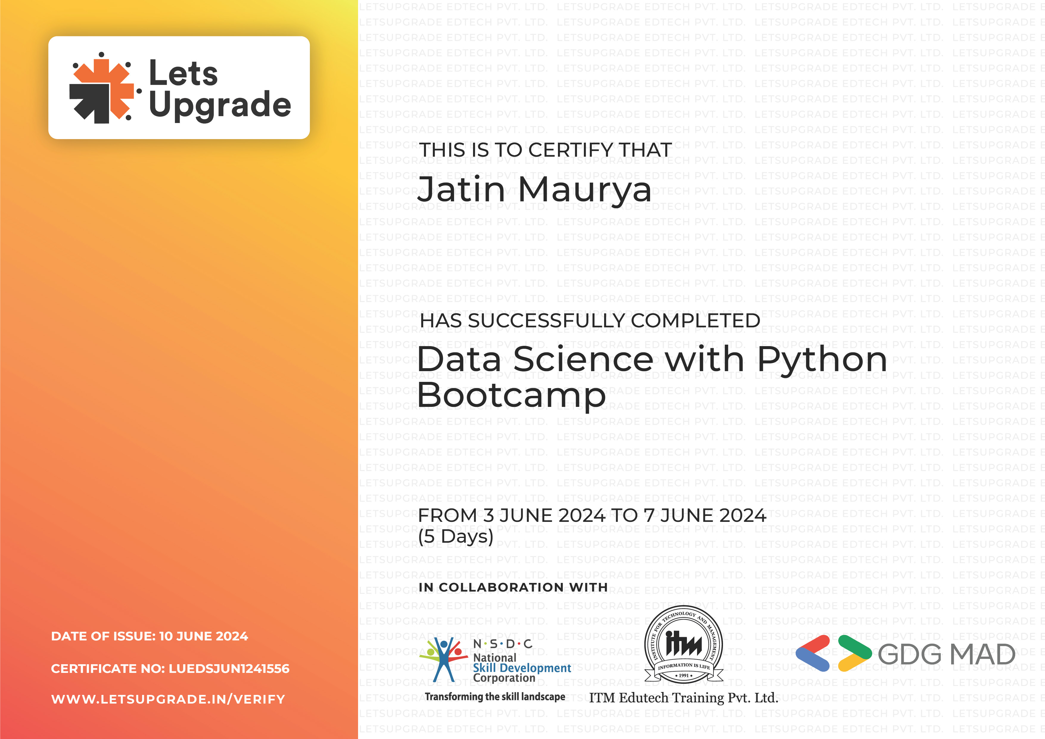 Data Science with Python